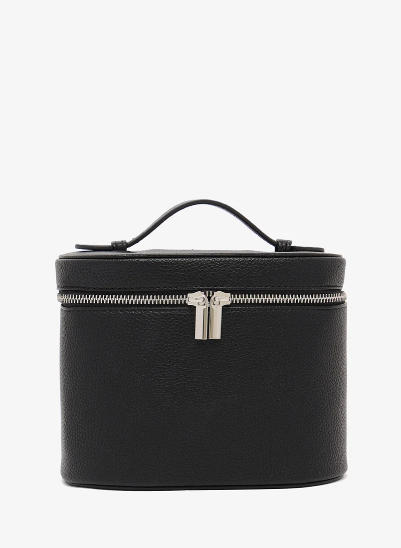 جينجر Bucket Bag With Top Handle And Zipper